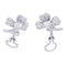 Boucles d'oreilles Boucles d'oreilles Fred, "Trèfles", or blanc, diamants. 58 Facettes 32623