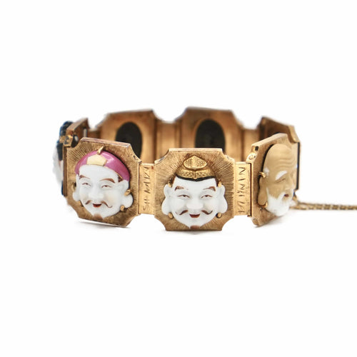 Bracelet Bracelet "sept visages" Or jaune Céramique 58 Facettes REF2314