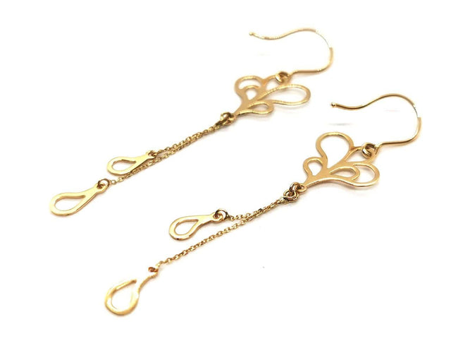 Boucles d'oreilles Boucles d'oreilles Pendantes Or jaune 58 Facettes 1292329CN
