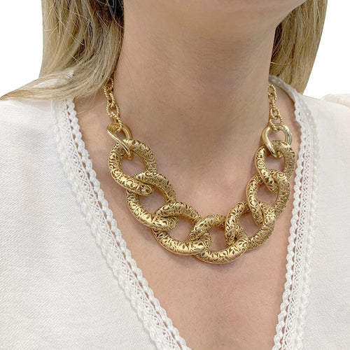 Collier Collier Pomellato, "Arabesque", or rose. 58 Facettes 33177