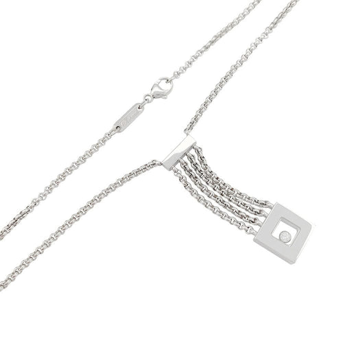 Collier Collier Chopard, "Happy Diamonds", or blanc, diamants. 58 Facettes 31385