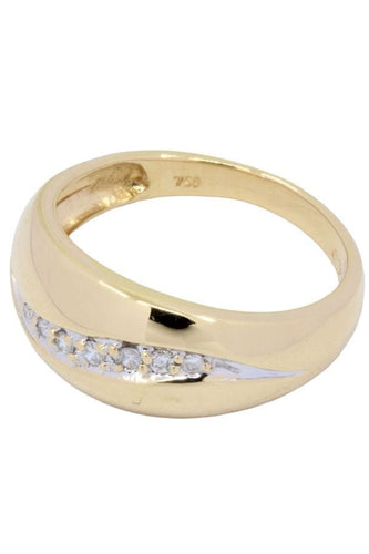Bague BAGUE JONC DIAMANTÉ 58 Facettes 048741