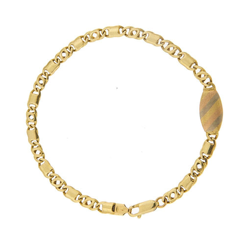 Bracelet Bracelet maille "oeil de tigre" homme 58 Facettes 33411