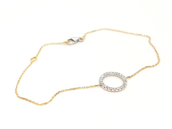 Bracelet Bracelet Graphique Or blanc Diamant 58 Facettes 579182RV