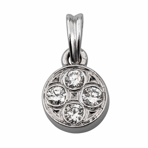 Pendentif Pendentif Or blanc Diamant 58 Facettes 2747973CN