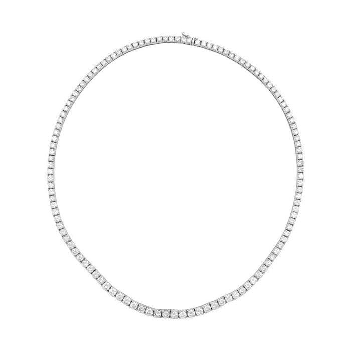 Collier Collier rivière diamants en or blanc. 58 Facettes 31821