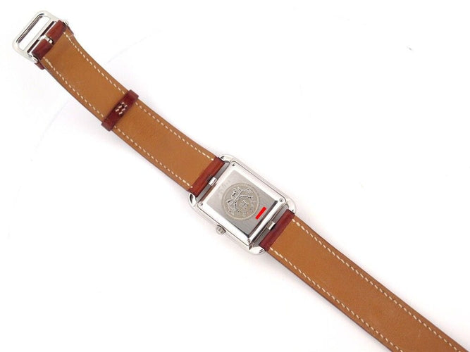 Montre vintage montre HERMES cape cod double tour cc1.710 40 mm acier automatique 58 Facettes 253605