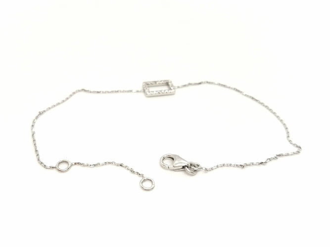 Bracelet Bracelet Or blanc Diamant 58 Facettes 579196RV