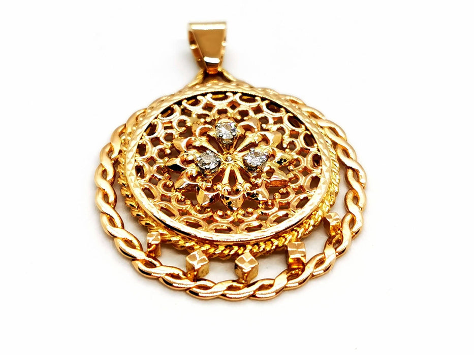 Pendentif Pendentif Pendentif Or jaune Diamant 58 Facettes 1468528CN