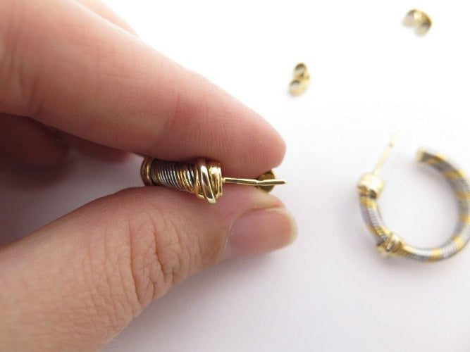 Boucles d'oreilles CARTIER - Boucles d'Oreilles Créoles Or & Acier 58 Facettes 233921