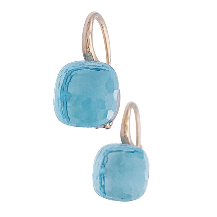 Boucles d'oreilles Boucles d'oreilles Pomellato, "Nudo Classic" topaze bleue, deux ors. 58 Facettes 32850