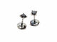 Boucles d'oreilles Boucles d'oreilles Puces Or noir Diamant 58 Facettes 578734RV