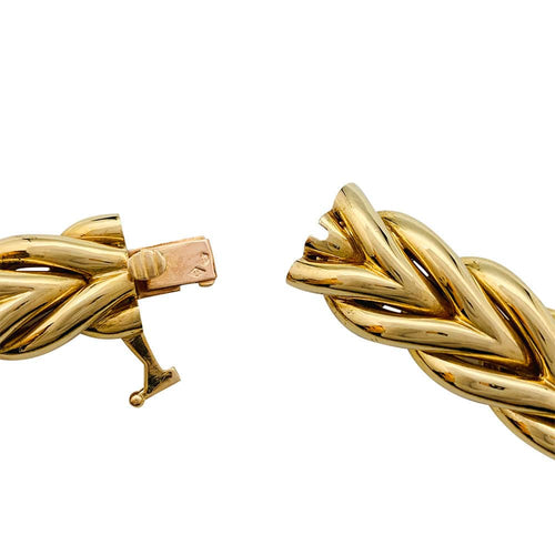 Collier Collier Boucheron "Tressé" en or jaune. 58 Facettes 31258