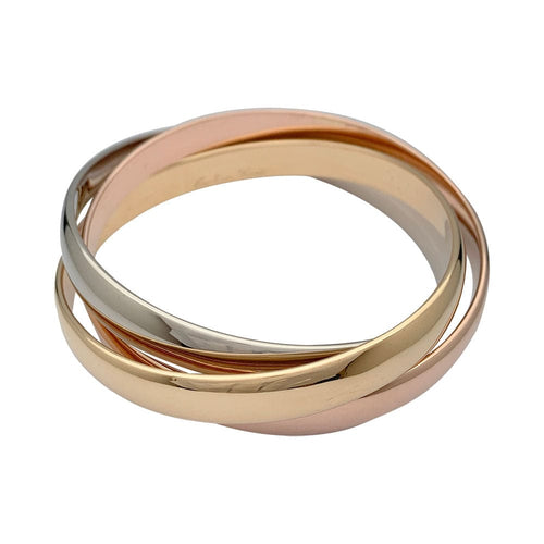 Bracelet Bracelet Cartier, "Trinity", 3 tons d'or. 58 Facettes 32107