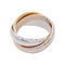 Bague 52 Bague Cartier "Trinity" 3 ors, grand modèle. 58 Facettes 32825