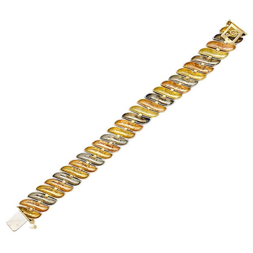 Bracelet Bracelet Poiray en trois tons d'or. 58 Facettes 31570
