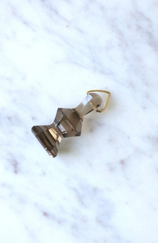 Pendentif Pendentif cachet quartz fumé 58 Facettes