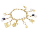 Bracelet Bracelet Louis Vuitton, "Idylle", breloques, or jaune, or blanc, perles. 58 Facettes 33013