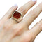 Bague 52 Bague Fred, "Pain de Sucre", deux ors, cornaline. 58 Facettes 32760