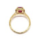Bague Bague saphirs rose & vert or jaune 58 Facettes