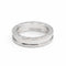 Bague 54 Bulgari Bague B.Zéro1 Or blanc 58 Facettes 1884033CN