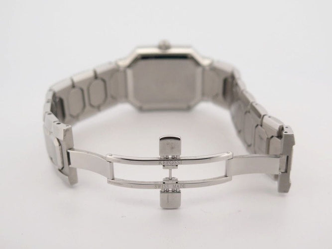 Montre montre REPOSSI r1sq 35 mm quartz classique en acier palladie 58 Facettes 250937