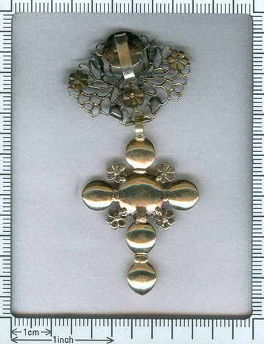 Pendentif Diamants croisés en or 58 Facettes 10252-4355