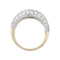 Bague 57 Bague Cartier en platine, or jaune sertie de diamants. 58 Facettes 31125