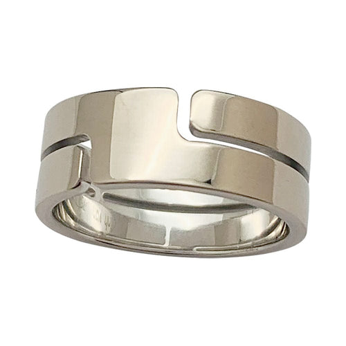 Bague 50 Bague Dinh Van, "Seventies", or blanc. 58 Facettes 31893