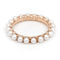Bague 53.5 Ginette NY Bague Alliance Maria Or rose Perle 58 Facettes 2393893CN