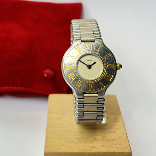 Montre Cartier - montre Must 21 quartz 58 Facettes 20400000497