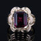 Bague 58 Bague grenat rhodolite et or vintage 58 Facettes 23-064
