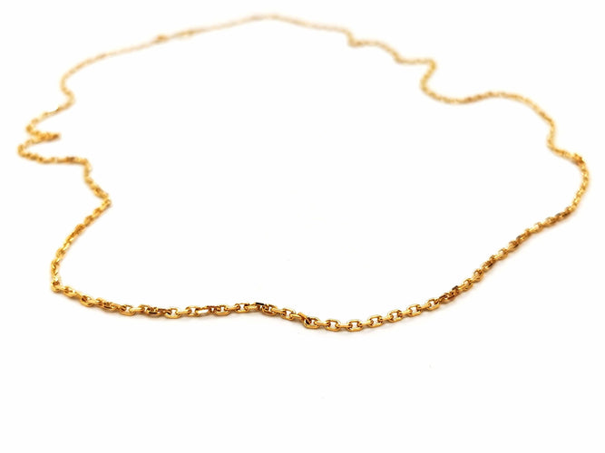 Collier Collier Maille forçat Or jaune 58 Facettes 1559885CN