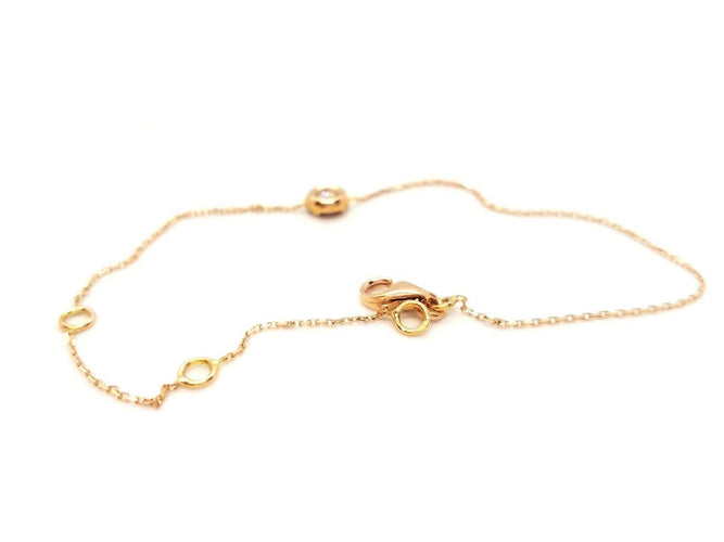 Bracelet Bracelet Or rose Diamant 58 Facettes 578997RV