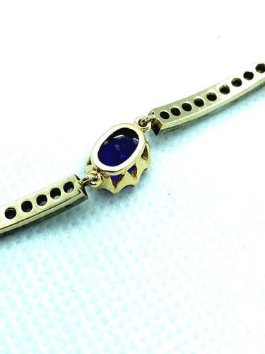 Bracelet Bracelet lien améthystes 58 Facettes