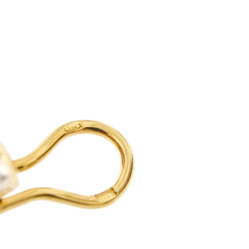 Boucles d'oreilles Boucles d'oreilles 2 ors diamants 58 Facettes 34051