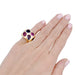 Bague 46 Bague Chanel "Chevalière" or jaune, pierres de couleur. 58 Facettes 33548