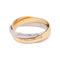 Bague 52 Bague Cartier, "Trinity", trois ors. 58 Facettes 33346
