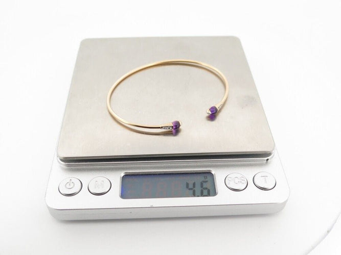 Bracelet bracelet POMELLATO m'ama non m'ama or jaune 18k diamants amethyste 58 Facettes 257554