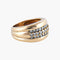 Bague 53.5 / Or Jaune / Diamants BAGUE JONC OR & DIAMANTS 58 Facettes BO/220057