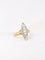 Boucles d'oreilles Bague marquise vintage or jaune diamants 58 Facettes J15