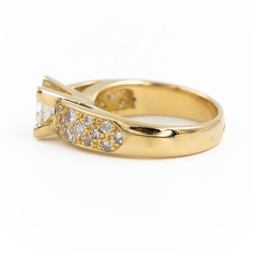 Bague 53 Bague Solitaire Or jaune Diamant 58 Facettes 2027467CN