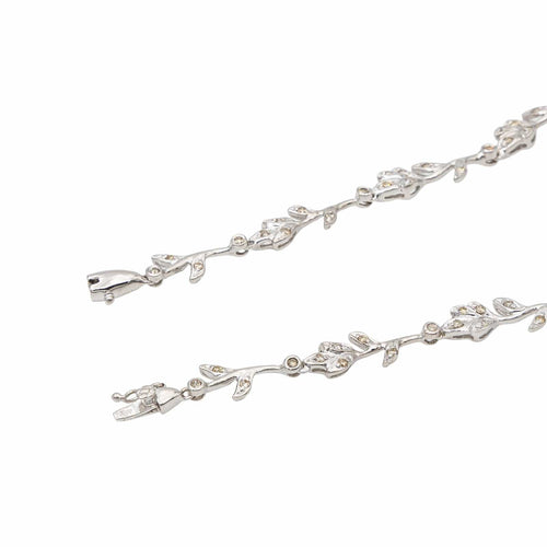 Collier Collier Or blanc Diamant 58 Facettes 2667926CN