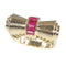 Bague 56 Bague vintage or, rubis 58 Facettes 22349-0250