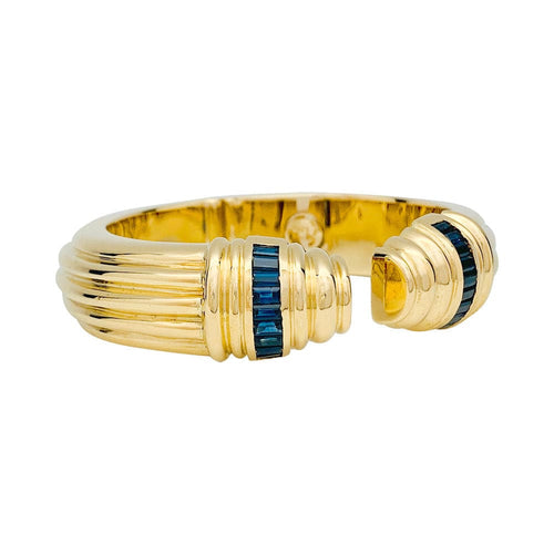 Bracelet Bracelet Vintage or jaune saphirs. 58 Facettes 31493