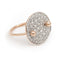 Bague 50 Ginette NY Bague Large Galaxy Or rose Diamant 58 Facettes 2246423CN