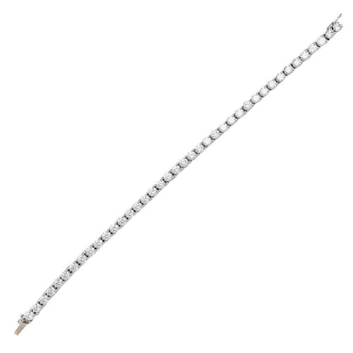 Bracelet Bracelet ligne Cartier, "Lignes Essentielles", platine, diamants. 58 Facettes 31146