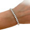 Bracelet Bracelet ligne diamants en or blanc. 58 Facettes 31364
