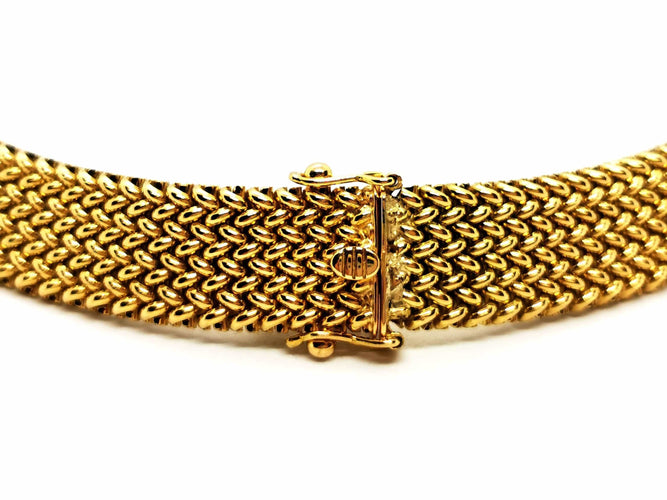 Collier Collier Maille polonaise Or jaune 58 Facettes 1346067CN