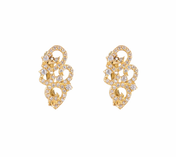 Boucles d'oreilles BOUCLES D'OREILLES "LEIA" OR 58 Facettes BO/220110 STA